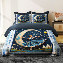Load image into Gallery viewer, Personalized Ballet Lover&#39;s Quilt Bed Set - Perfect Gift for Dance Enthusiasts Blanket PopCulturePrints
