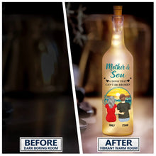 Load image into Gallery viewer, Mother &amp; Daughters - A Bond That Can&#39;t Be Broken - Personalized Bottle Light Gift for Mom, Grandma, and Daughters Bottle Light PopCulturePrints
