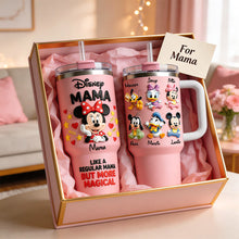 Load image into Gallery viewer, “Like a Regular Mama, But More Magical” - Magical Mama Tumbler Handle, Personalized Gift for Mom, Grandma &amp; Loved Ones Tumbler Cup PopCulturePrints
