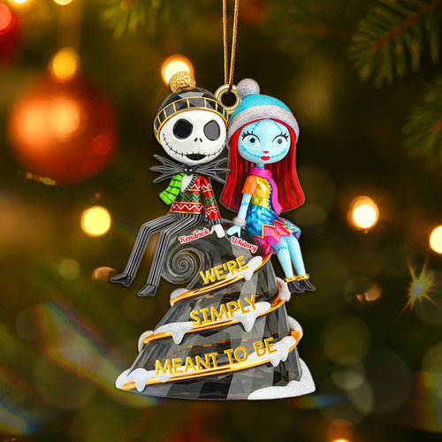 Together Forever: Personalized Custom Acrylic Ornament for Christmas Couples Ornament PopCulturePrints