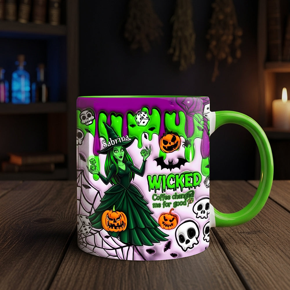 Wicked Spooky Spellcaster Coffee Mug - Personalized Gifts for Horror Lovers Coffee Mug PopCulturePrints