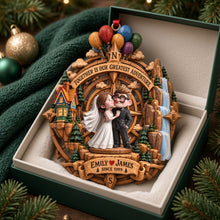 Load image into Gallery viewer, Together is Our Greatest Adventure - Forever Love Acrylic Ornament - Personalized Christmas Gifts for Couples
