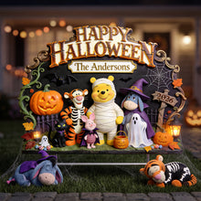Load image into Gallery viewer, Happy Halloween Yard Sign - Personalized Halloween Gifts For Family 04pgta070826 Yard Sign PopCulturePrints
