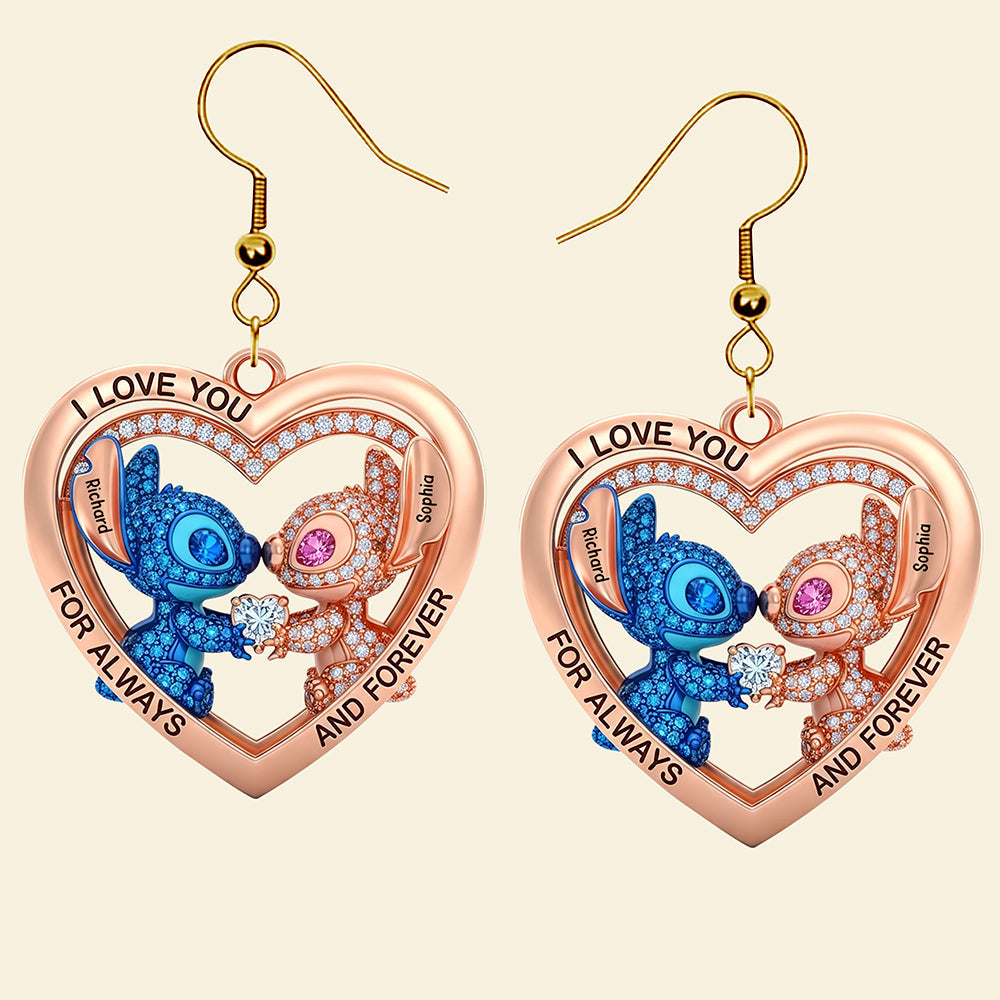 Cute Blue Monsters Earrings - A Personal Touch for Your Loved Ones Earrings PopCulturePrints