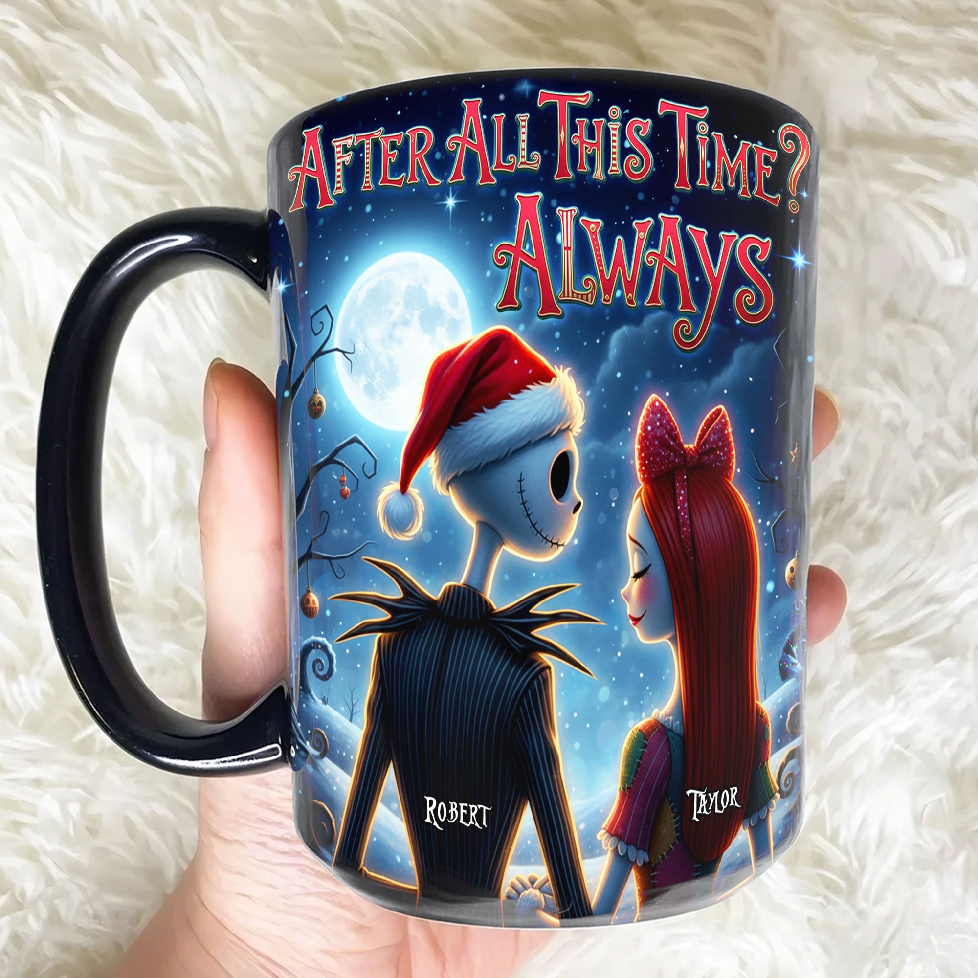 “After All This Time? Always” – Spooky Couple Mug | Personalized Gift for Couples Coffee Mug PopCulturePrints