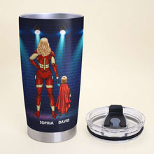 Load image into Gallery viewer, Personalized Mom Tumbler - My Favorite Sidekick Calls Me Mom
