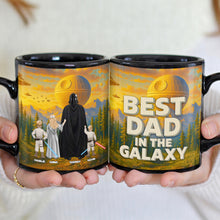 Load image into Gallery viewer, &quot;Best Dad in the Galaxy&quot; - Personalized Galaxy Dad Coffee Mug - Unique Gifts for Dads, Grandpas, and More Coffee Mug PopCulturePrints
