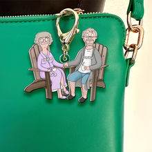 Load image into Gallery viewer, Personalized Couple Keychain - Unique Valentine&#39;s Day Gifts for Lovers Keychains PopCulturePrints
