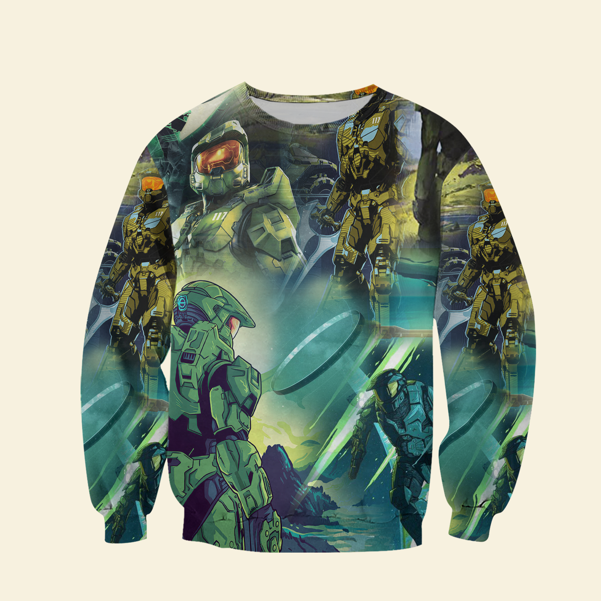 Galactic Warrior Hawaiian 3D Shirt