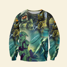 Load image into Gallery viewer, Galactic Warrior Hawaiian 3D Shirt
