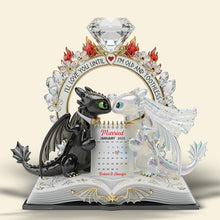 Load image into Gallery viewer, I&#39;ll Love You Until I&#39;m Old and Toothless - Personalized Couple Acrylic Plaque Shaped Plaques PopCulturePrints
