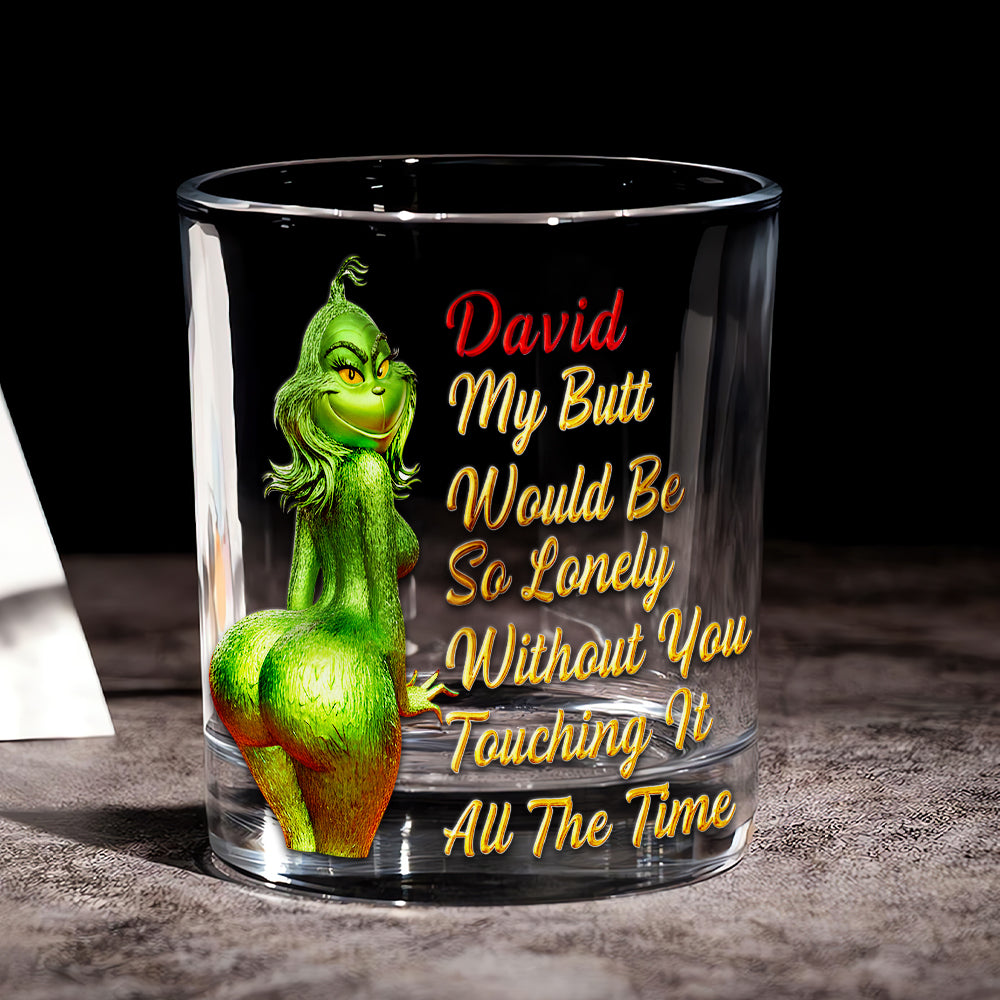 Funny Grinch Quote - Personalized 11oz Round Glass for Drinking Lovers Whiskey Glass PopCulturePrints