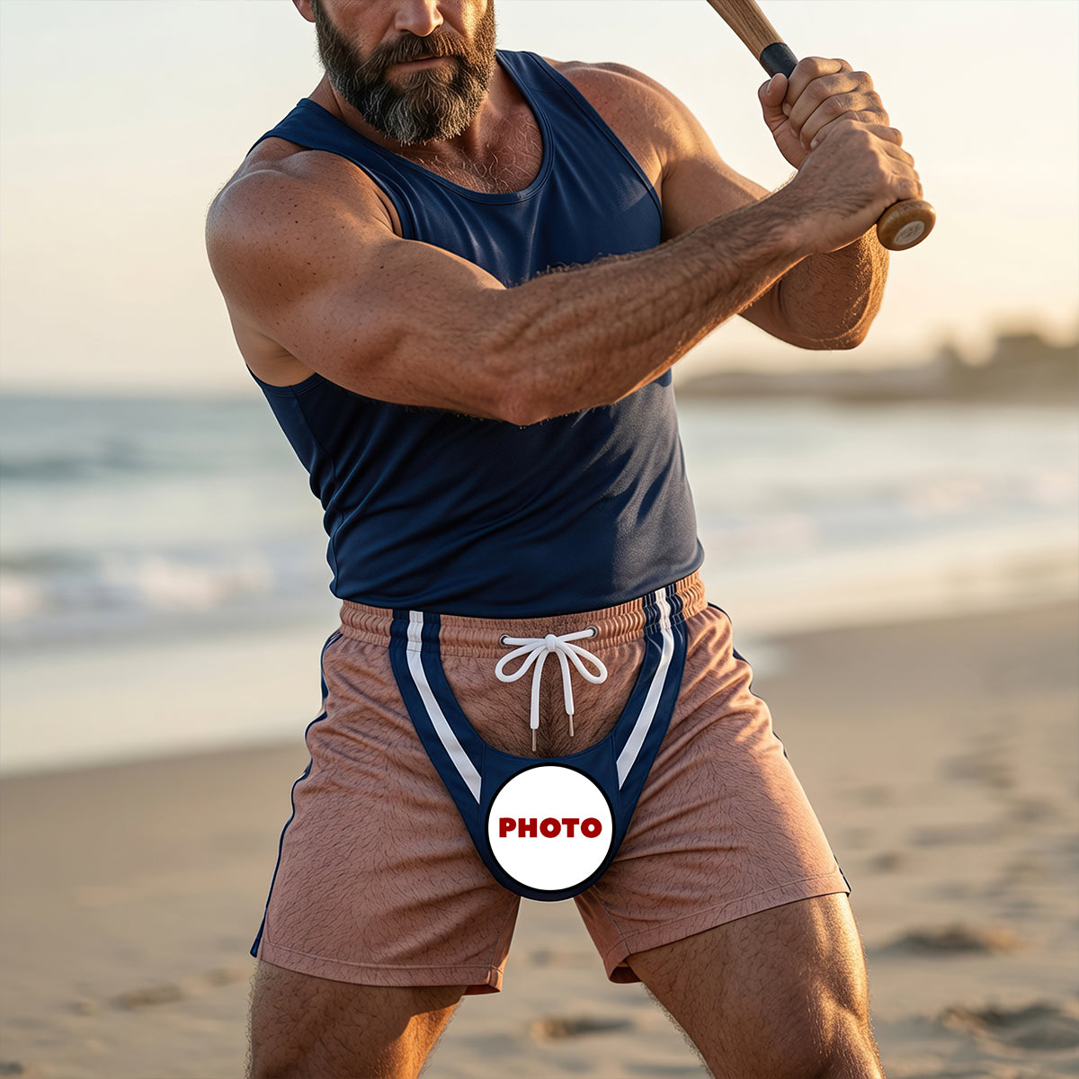 Game Day Gone Wild Beach Shorts - Personalized Gifts 01hudt160726 Beach Shorts PopCulturePrints