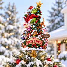 Load image into Gallery viewer, “Bring Whoville to Your Home!” – Cheeky Christmas Village Tree Topper - Personalized Gifts For Family
