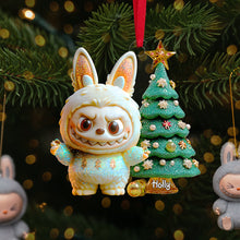 Load image into Gallery viewer, “Bring Cheer to Your Tree!” Cute Monster Personalized Christmas Ornament - Custom Gift for Friends, Family &amp; Fans Ornament PopCulturePrints
