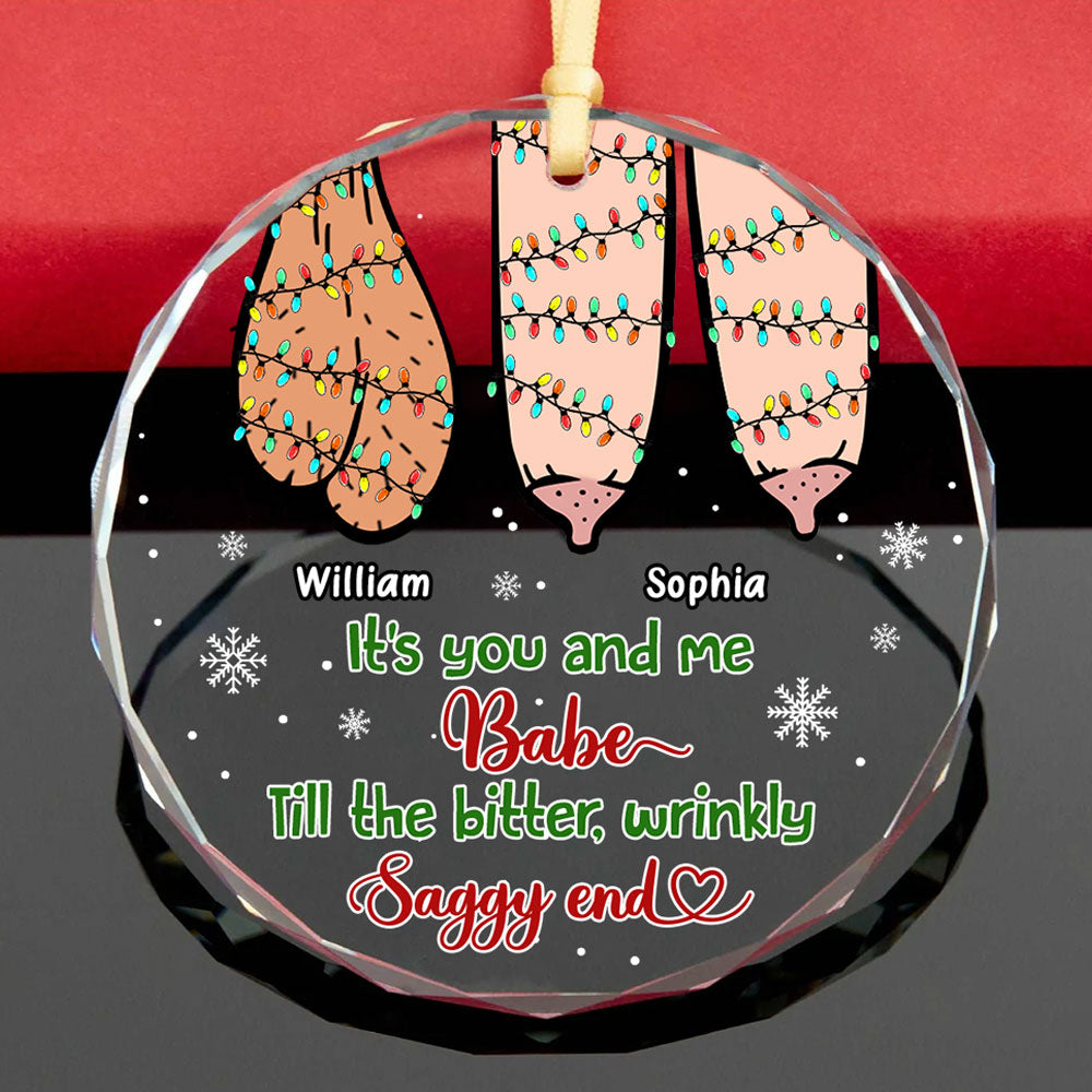 Funny Personalized Christmas Ornament for Couples | Custom Gift | Valentine's Day Gifts Ornament PopCulturePrints