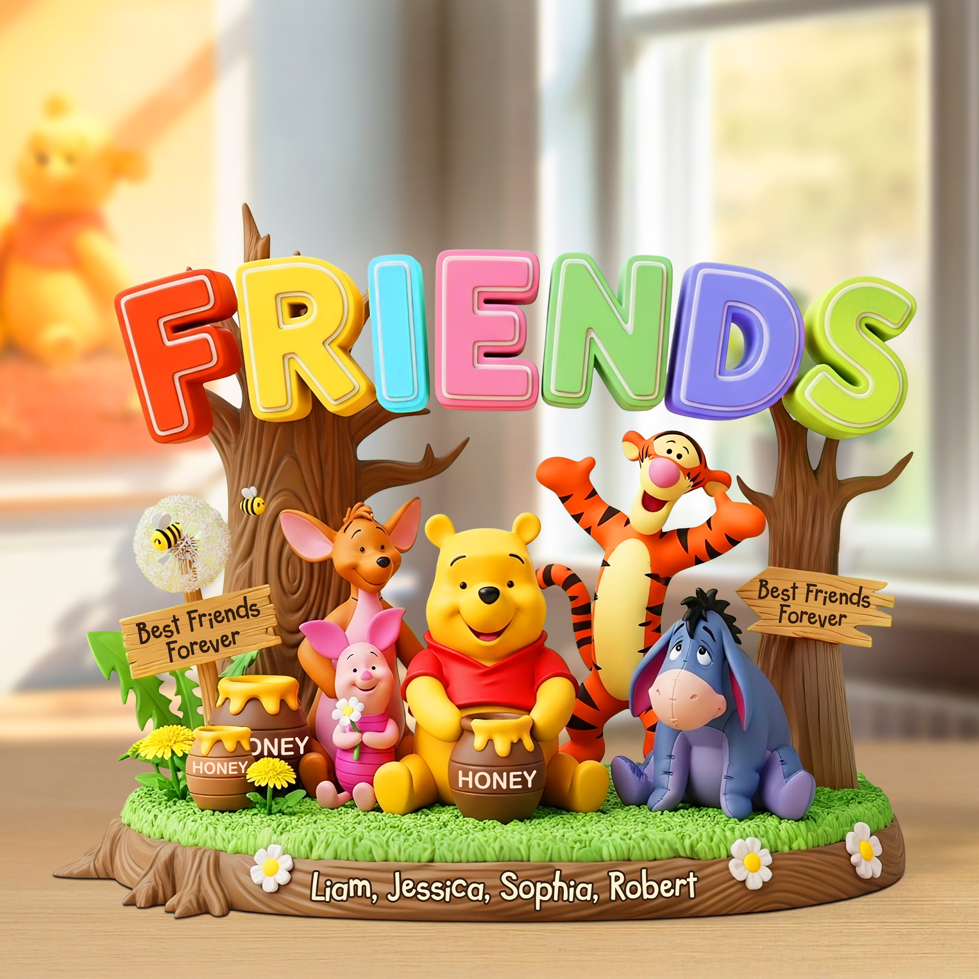 Best Friends Forever - Personalized Acrylic Plaque Shaped Plaques PopCulturePrints