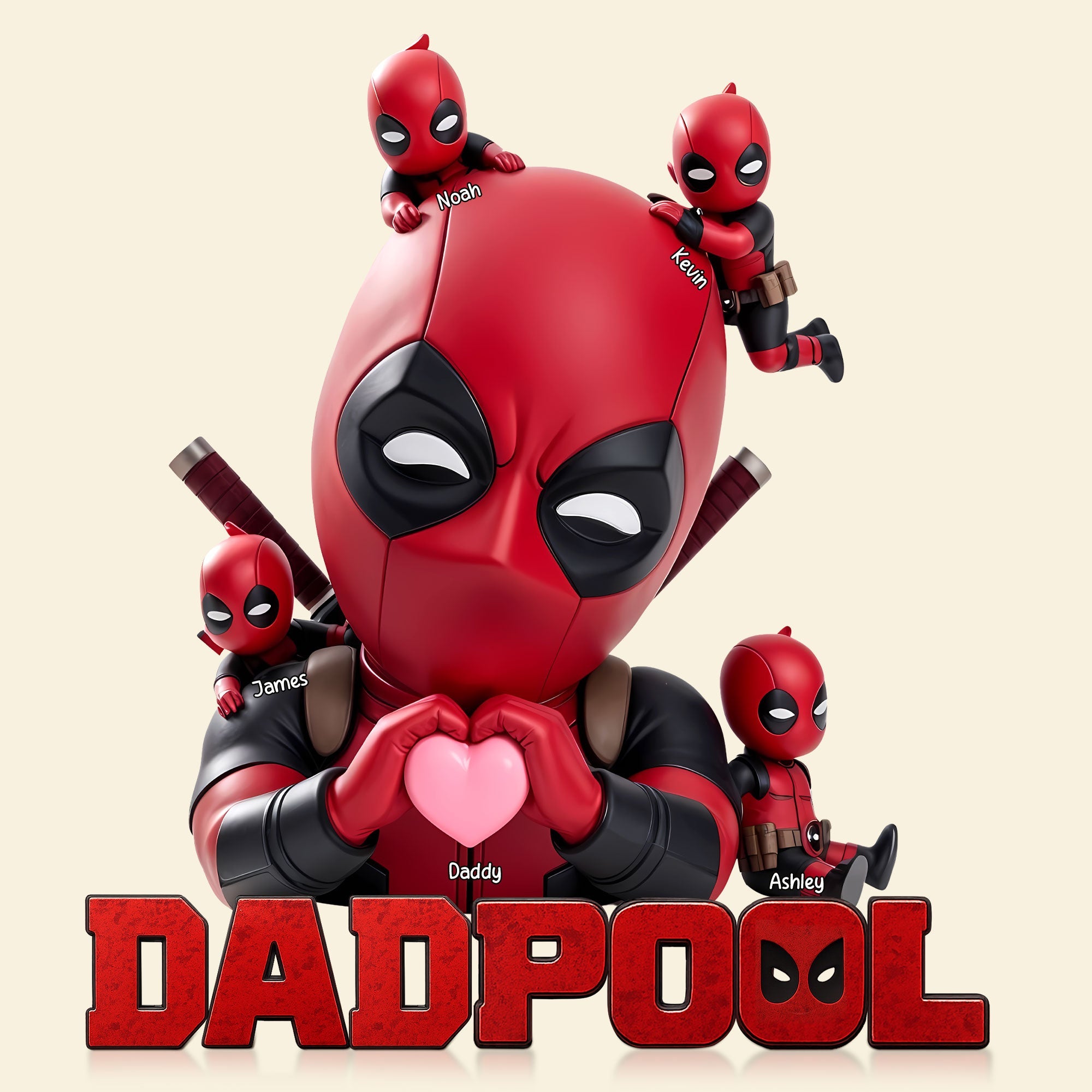 “The Most Heroic Dad!” - Heroic Undead Dad Acrylic Plaque - Personalized Gift for Dads, Grandpas, Uncles Shaped Plaques PopCulturePrints