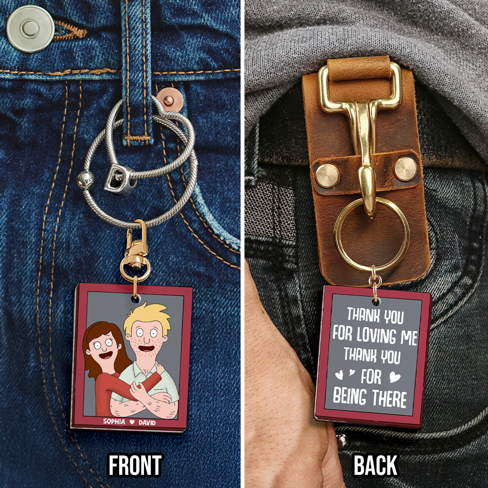 Personalized Couple Suncatcher Ornament | Unique Valentine's Day Gifts for Couples Keychains PopCulturePrints