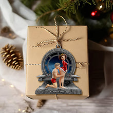 Load image into Gallery viewer, &quot;May Your Butt Be With Me&quot; - Naughty Couple Ornament - Personalized Gift for Couples Ornament PopCulturePrints
