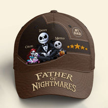 Load image into Gallery viewer, &quot;Every Dad Deserves a Spooky Touch!&quot; - Horror Midnight Dad Classic Cap - Personalized Gift for Dad and Grandpa Caps PopCulturePrints
