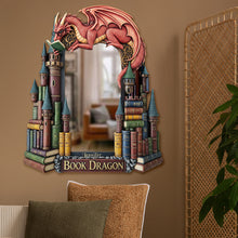 Load image into Gallery viewer, Unleash Your Inner Book Dragon - Personalized Mirror for Fantasy Book Lovers Mirror PopCulturePrints
