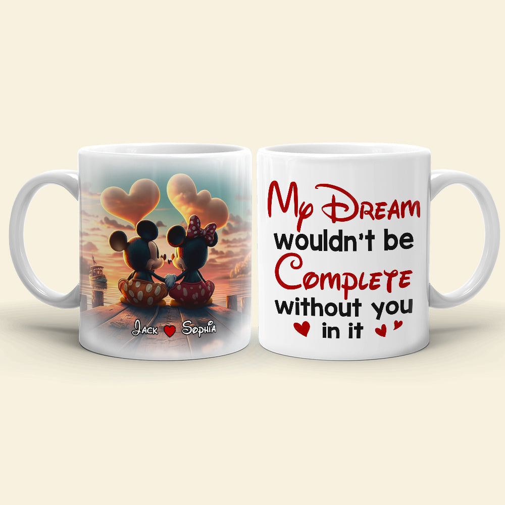 Personalized Romantic Coffee Mug for Couples Coffee Mug PopCulturePrints