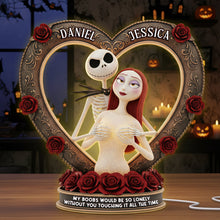Load image into Gallery viewer, Love is Eternal - Spooky Couple Light Box - Personalized Gifts for Couples Light Box PopCulturePrints
