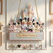 Load image into Gallery viewer, Cherish Every Moment with Your Loved Ones - Cute Family Key Hanger, Personalized Gift for Families Key Hanger PopCulturePrints
