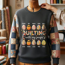 Load image into Gallery viewer, QUILTING 'With My Peeps' - Personalized Easter Gifts for Grandma AOP Products PopCulturePrints
