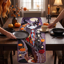 Load image into Gallery viewer, Spooky Couple Table Runner - Personalized Halloween Gifts For Couple 03haqn150826 Quilted Table Runner PopCulturePrints
