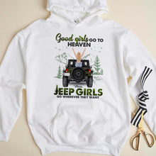 Load image into Gallery viewer, Personalized Jeep Girls Tank Top - Good Girls Go To Heaven
