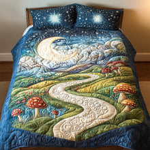 Load image into Gallery viewer, Mushroom Dreamscape Quilt Bedding Set Blanket PopCulturePrints
