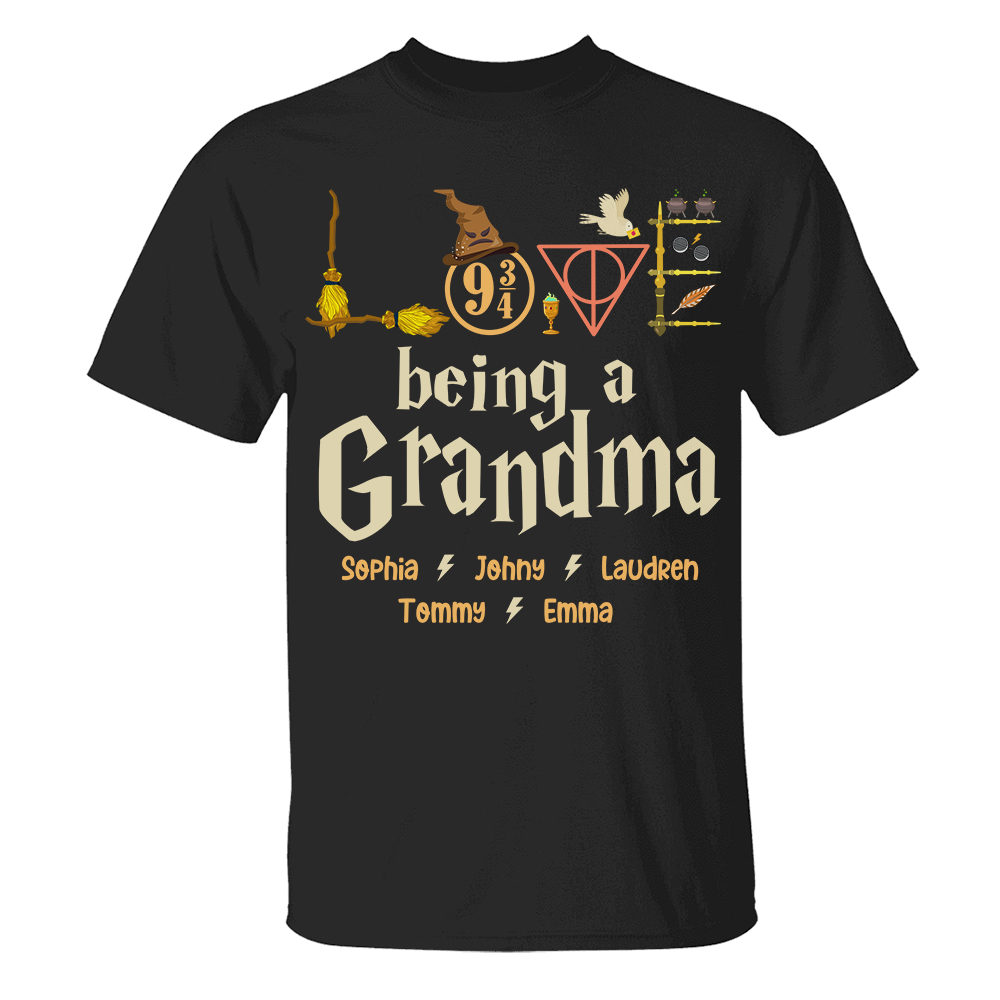 Personalized Harry Potter Grandma T-Shirt