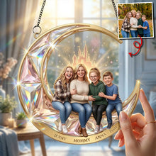 Load image into Gallery viewer, “Capture Your Family's Love” - Custom Photo Family Suncatcher - Personalized Gifts for Loved Ones Ornament PopCulturePrints
