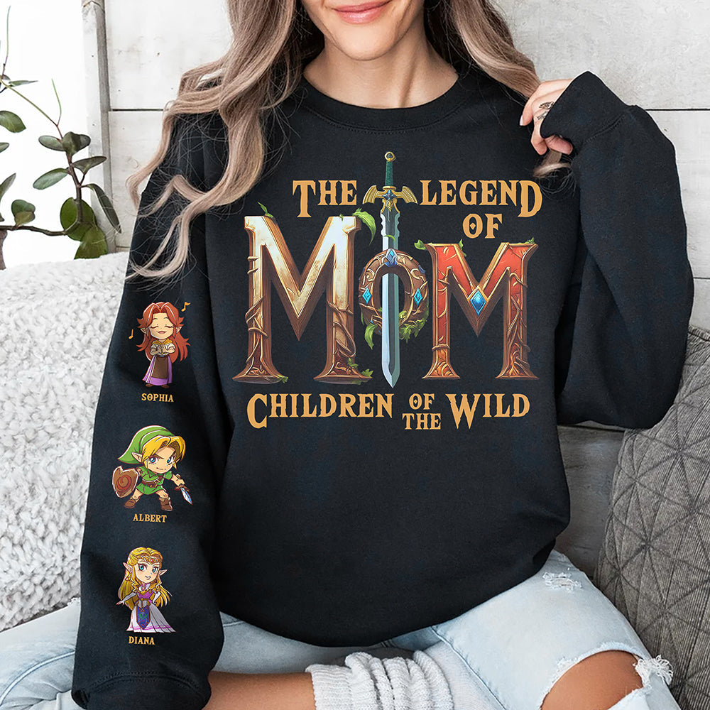 The Legend Of Mom - Personalized Gifts For Mom Shirt AOP Products PopCulturePrints