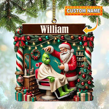Load image into Gallery viewer, Personalized Christmas Ornament for Barber Lovers Ornament PopCulturePrints
