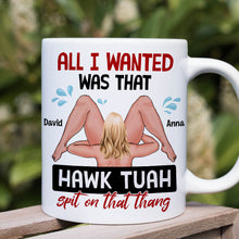 Load image into Gallery viewer, Personalized Naughty Couple White Mug - Custom Names
