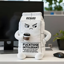 Load image into Gallery viewer, "Embrace the Humor of Being Stupidly Intolerant" - Custom Shape Pillow, Perfect Personalized Gift for Office Workers Pillow PopCulturePrints
