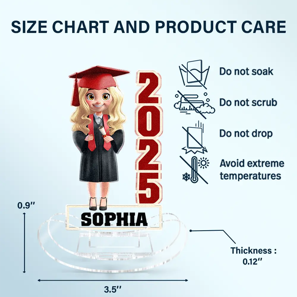 Funny Graduation 2025 - Personalized Acrylic Shaking Stand Acrylic Shaking Stand PopCulturePrints