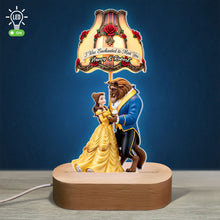 Load image into Gallery viewer, I Was Enchanted to Meet You - Personalized Cartoon Couple LED Light Led Night Light PopCulturePrints
