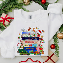 Load image into Gallery viewer, Festive Movie Lover&#39;s Christmas Sweatshirt Shirts PopCulturePrints
