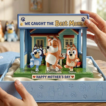 Load image into Gallery viewer, We Caught the Best Mom - Personalized Acrylic Plaque Gifts for Mothers, Grandmas, and More Shaped Plaques PopCulturePrints
