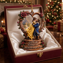 Load image into Gallery viewer, Love's Destiny: The Fantasy Fate Couple Acrylic Ornament - Personalized Gift for Couples
