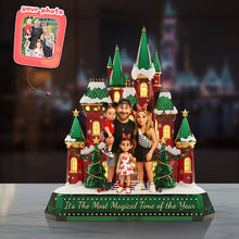 Load image into Gallery viewer, Create Magical Memories This Christmas - Personalized Family Custom Photo Acrylic Plaque Shaped Plaques PopCulturePrints
