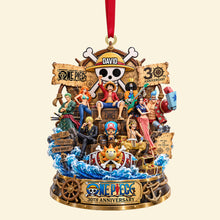 Load image into Gallery viewer, Celebrate 30 Years of Adventure: Personalized One Piece Anime Ornament - Perfect Holiday Gift!
