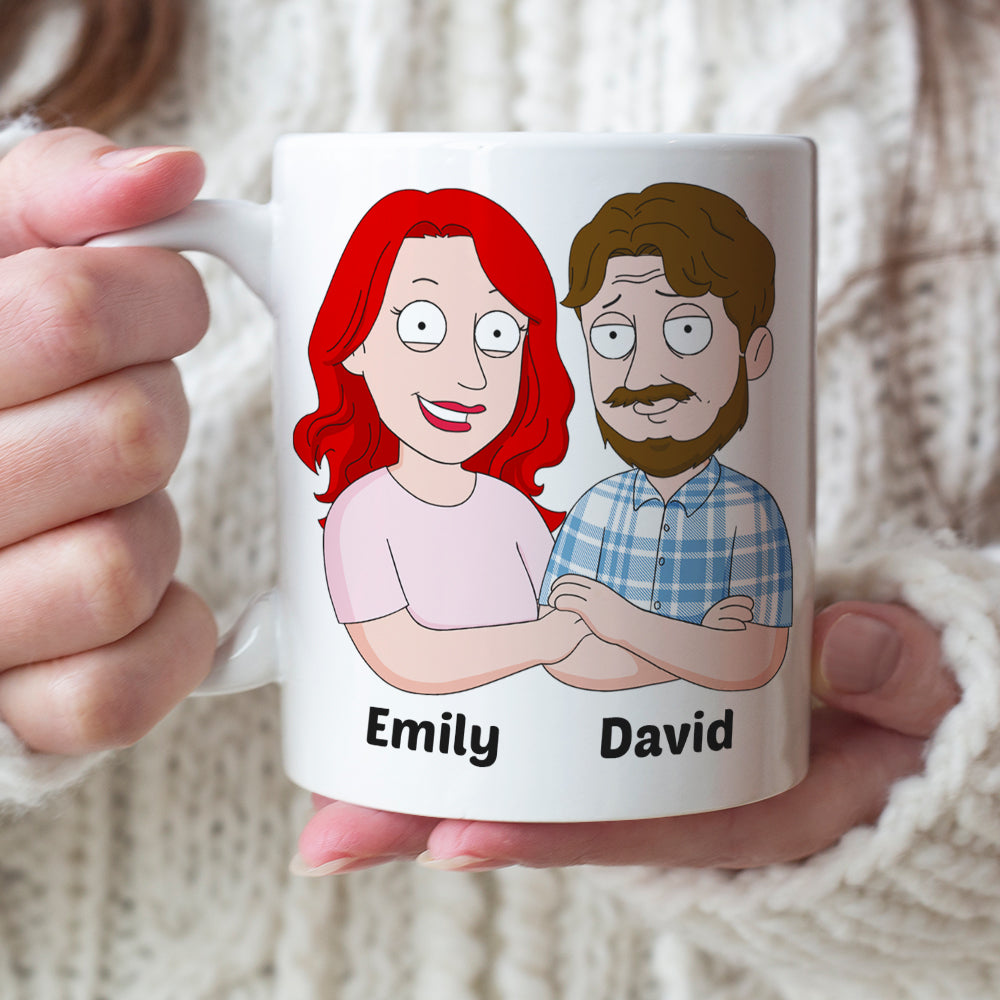 Funny Personalized Dad Mug - Badass Father Design Coffee Mug PopCulturePrints