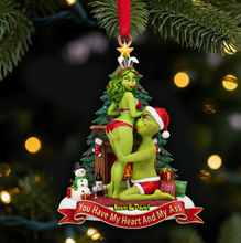 Load image into Gallery viewer, You Have My Heart And My Ass - Personalized Christmas Ornament for Couples Ornament PopCulturePrints
