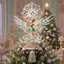 Load image into Gallery viewer, "Bring Magic to Your Christmas!" - Winter Fairy Acrylic Christmas Tree Topper - Personalized Gift for Everyone Ornament PopCulturePrints
