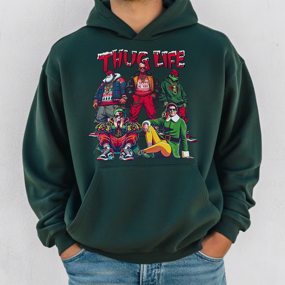 Hip Hop Christmas Crewneck Sweatshirt